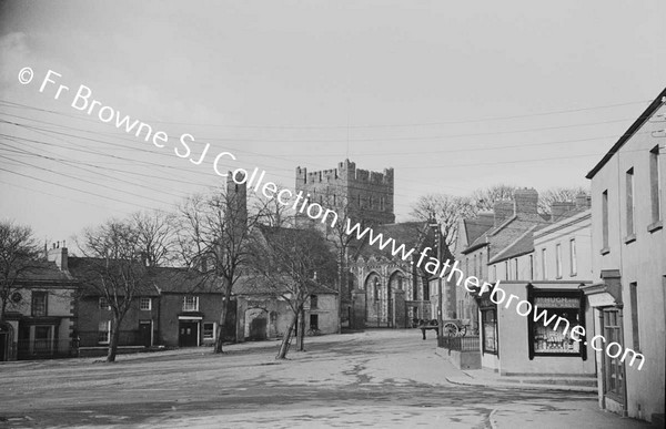 KILDARE CATHEDRAL FROM MARKET PLACE